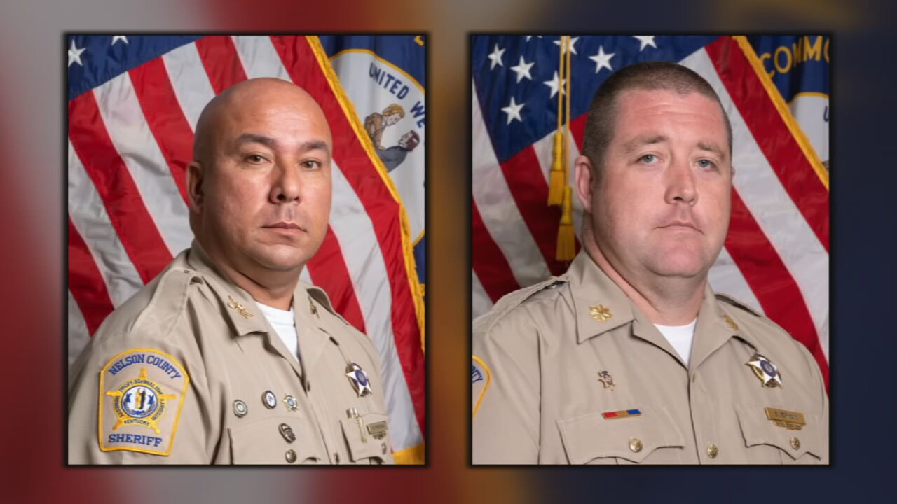 Nelson County Sheriff Ramon Pineiroa and Chief Deputy Brandon Bryan